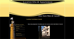 Desktop Screenshot of location-gites-saintmalo-cancale.com